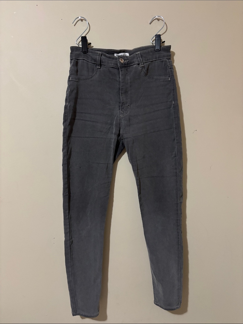 Womens Slim Fit Jeans - Charcoal Gray
